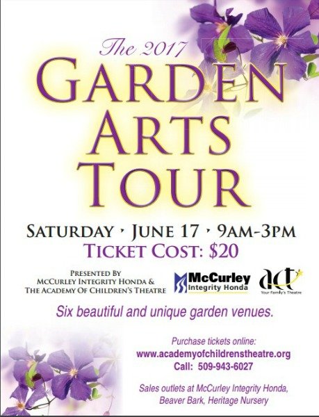 garden arts tour poster